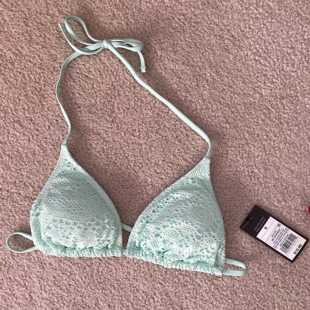 Mint Bikini Top